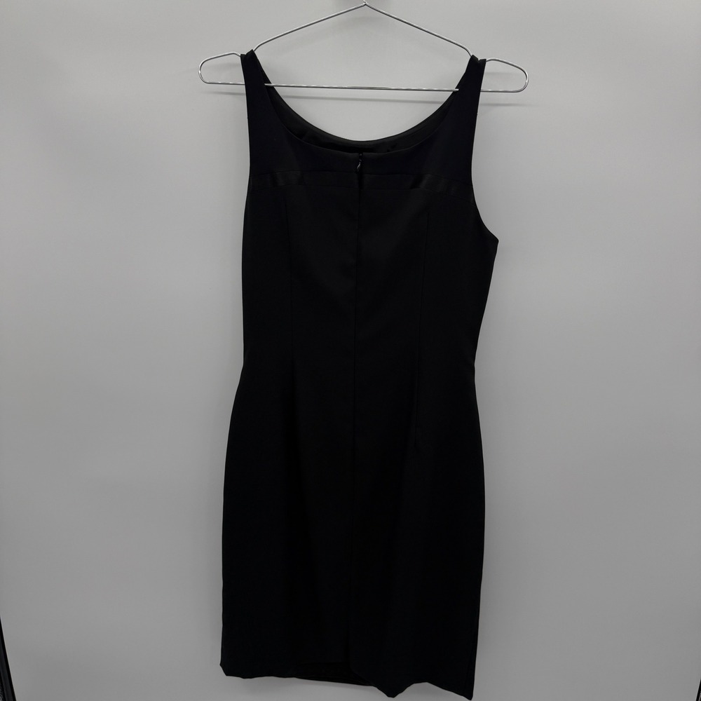 Vintage Andrea Polizzi for Rex Lester Black Sleeveless Sheath Dress Size 8‎ LBD - Picture 2 of 13
